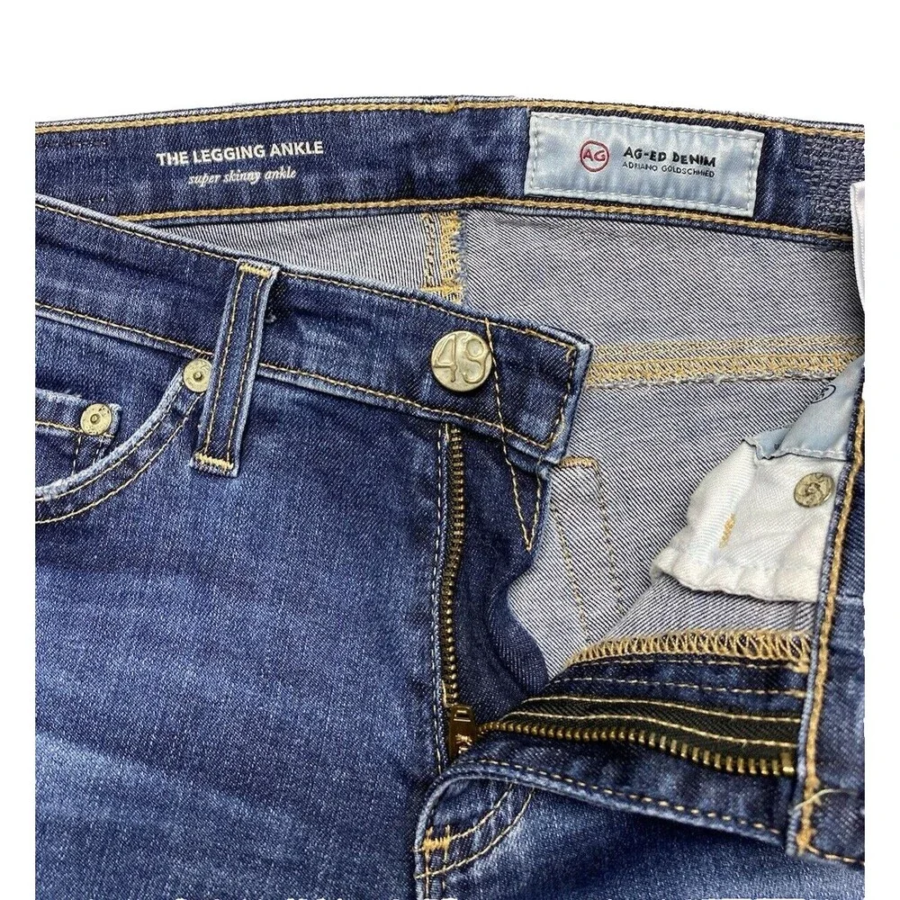 AG Adriano Goldschmied The Legging Super Skinny Ankle Jeans Women's Size 26R